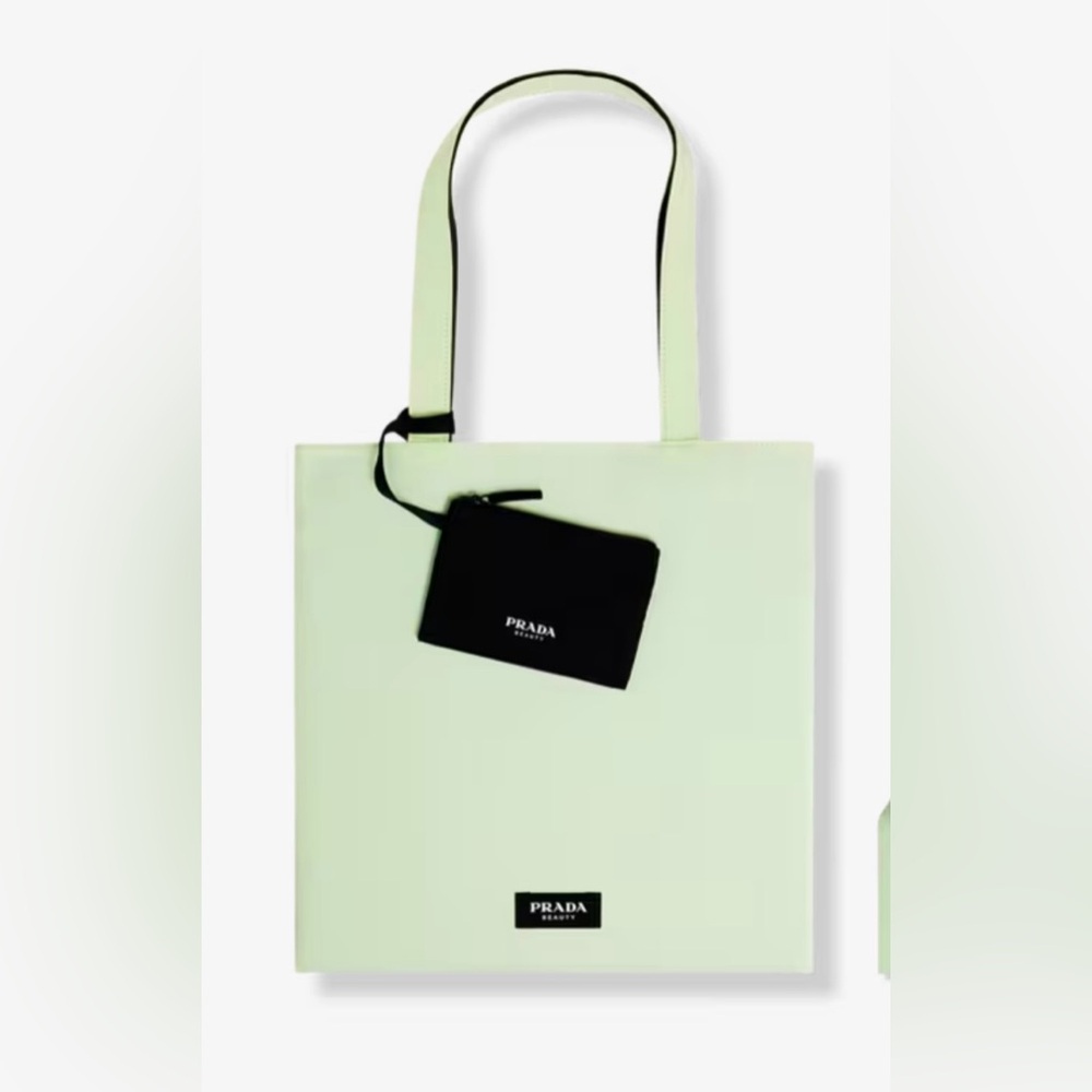 Prada Reversible Tote Mint/Black